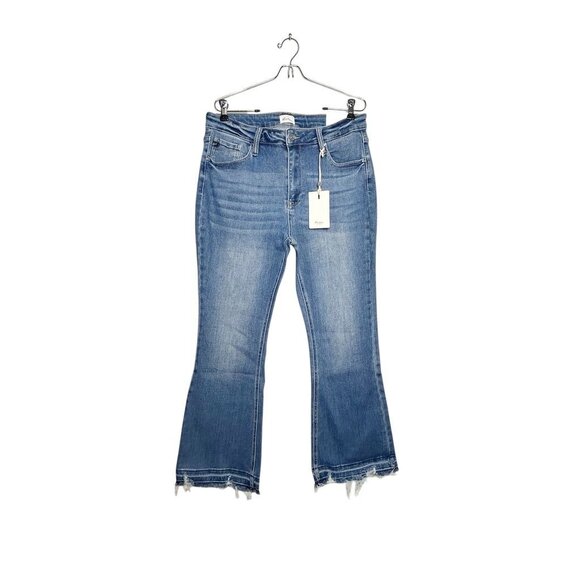 KanCan Volumina High Rise Crop Bootcut in Medium Wash - Sz 13/30 - NWT - Picture 2 of 8